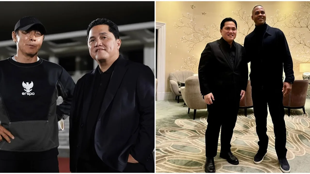 Balasan Singkat dari Erick Thohir untuk Shin Tae Yong dan Sambut Hangat Patrick Kluivert
