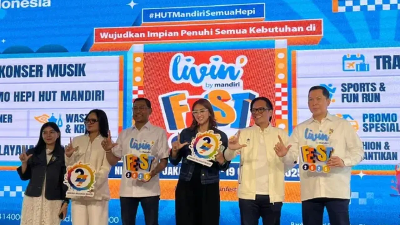 Bank Mandiri Ulang Tahun ke-27, Livin' Fest 2025 Jadi Panggung Sinergi untuk Negeri Bank Mandiri Ulang Tahun ke-27, Livin' Fest 2025 Jadi Panggung Sinergi untuk Negeri