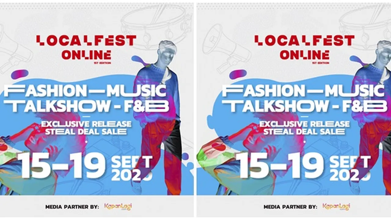 Banyak Rilisan Terbaru dan Eksklusif dari brand lokal, LOCALFEST Online 1st  Edition Akan Segera Diadakan