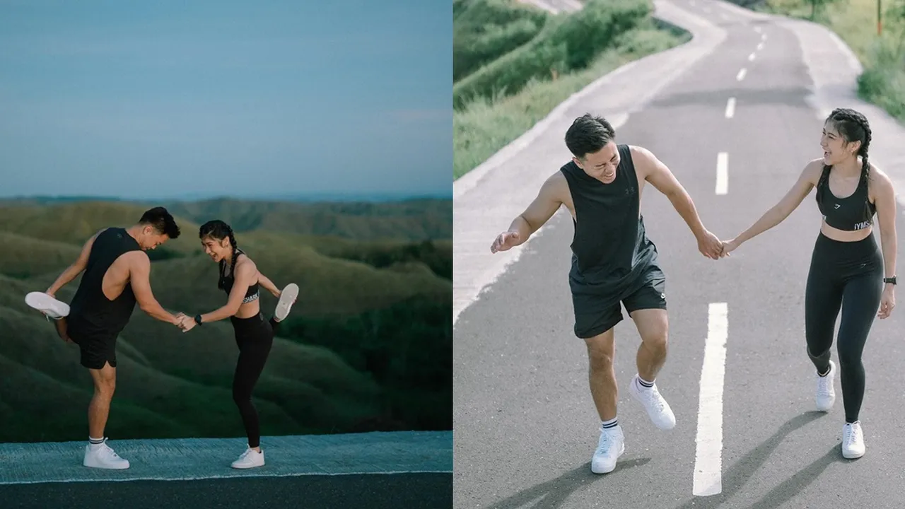 Beda dari yang Lain! Ini 9 Potret Prewedding Olivia MasterChef Bareng Kekasih, Sambil Workout