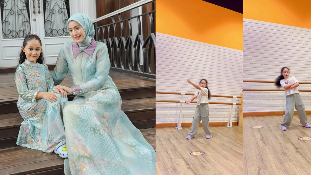 Aksi Anak Bungsu Pasha Ungu dan Adelia Wilhelmina Saat Latihan Dance, Langsung Hafal Gerakan