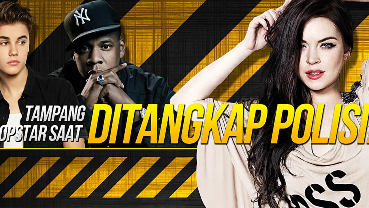 Beginilah Tampang Penyanyi Favoritmu Saat Ditangkap Polisi!