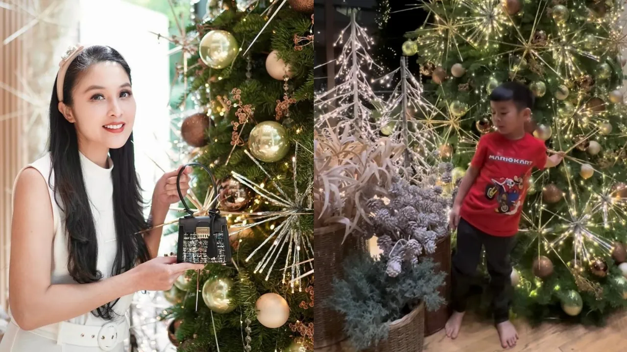 Beli Pohon Natal dari Amerika, Sandra Dewi Tak Mau Bicara Harga
