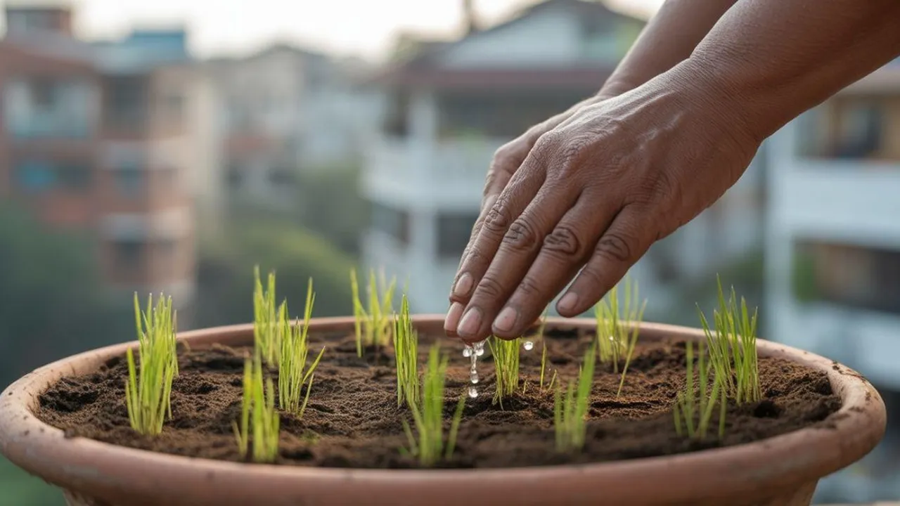 Belum Terlambat! Mulai Tanam Padi Pot Sekarang Sebelum Harga Beras 2026 Naik Lagi