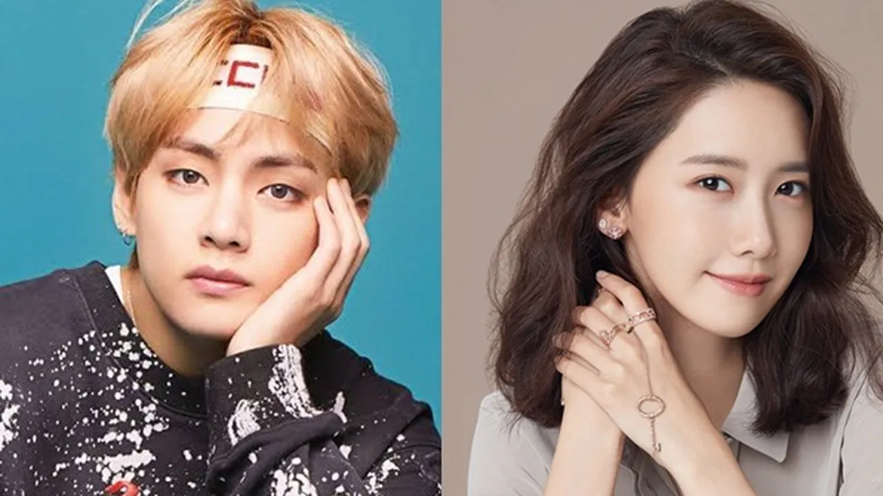 Berangkulan Dengan Yoona SNSD, V BTS Disebut Sukses Jadi Fanboy