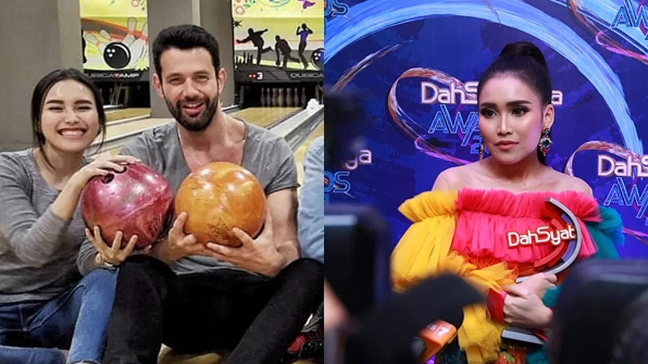 Berhasil Jatuhkan Semua Pin Bowling, Ayu Ting Ting Bikin Pria Ini Terpesona