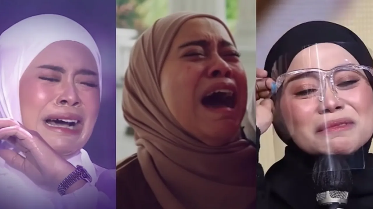 Berhati Lembut, 15 Potret Kompilasi Momen Lesti Menangis - Ada yang Sampai Guling-Guling di Lantai Hingga Gebukin Rizky Billar