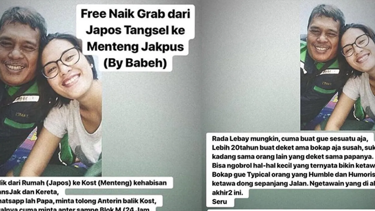 Berkat Ojek Online, Gadis Ini Bertemu Dengan Ayahnya Sejak Pisah 20 Tahun Lalu
