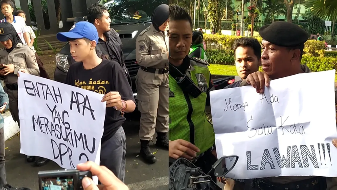 Berniat Demonstrasi di Gedung DPRD Kota Malang, Siswa SMP & SMA Ini Dirazia Polisi