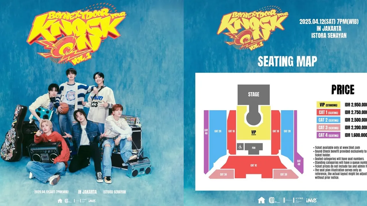 Bersiap untuk BOYNEXTDOOR! Konser Perdana di Jakarta, Harga Tiket Rp 1,6 Juta Bersiap untuk BOYNEXTDOOR! Konser Perdana di Jakarta, Harga Tiket Rp 1,6 Juta