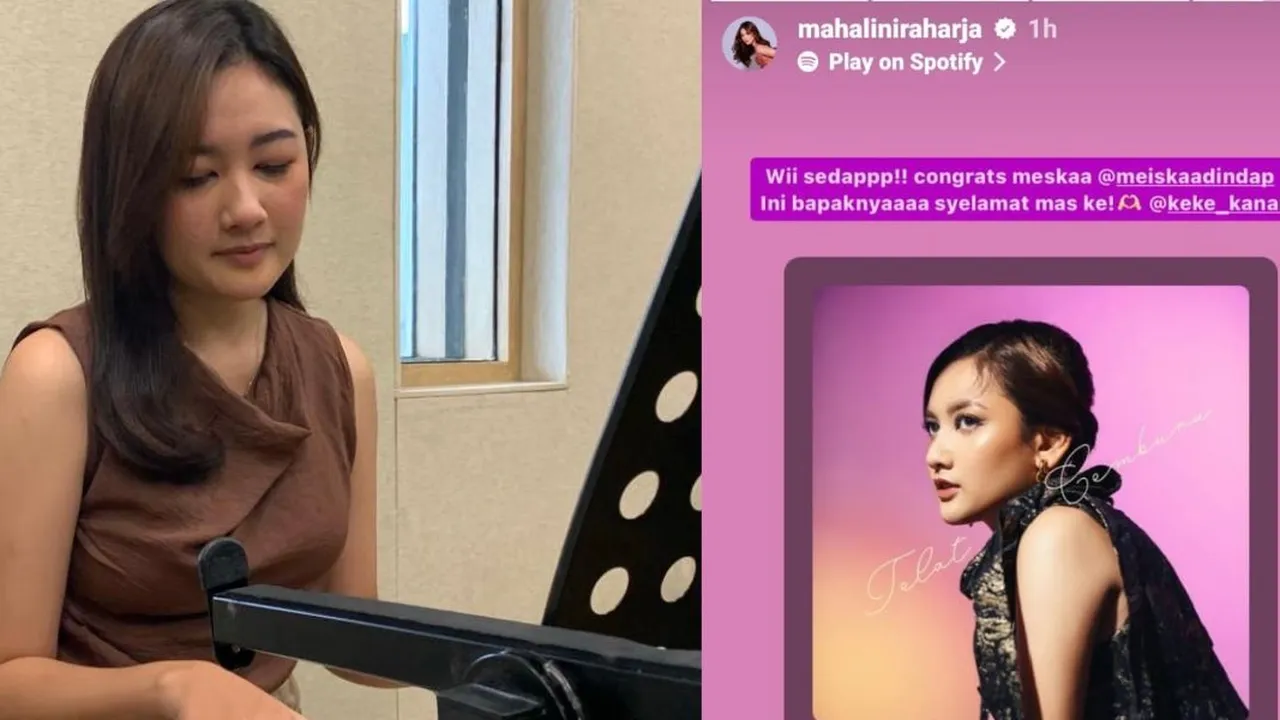 Berteman, Mahalini Beri Sambutan Positif untuk Single Baru Meiska 'Telat Cemburu'
