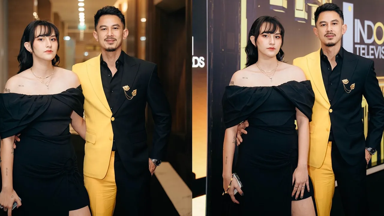 Biasa Tampil Tanpa Makeup, Ini Sederet Potret Dahlia Poland Hadiri Indonesian Television Award - Cantik Manglingi