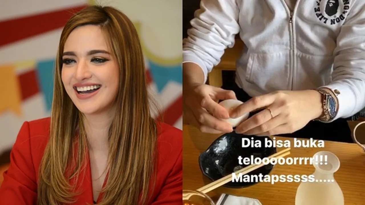 Bikin Ardi Bakrie Bangga, Nia Ramadhani Ternyata Bisa Memecahkan Telur Sendiri