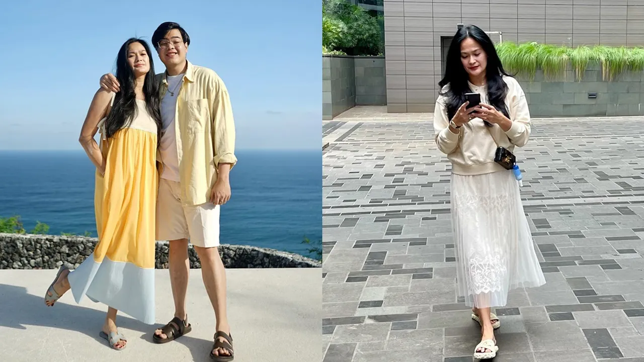 Bikin Nggak Percaya Kalau Umur Sudah 54 Tahun - Punya 4 Cucu, Begini Gaya Donna Harun bak ABG - Outfit ke Mall Disorot