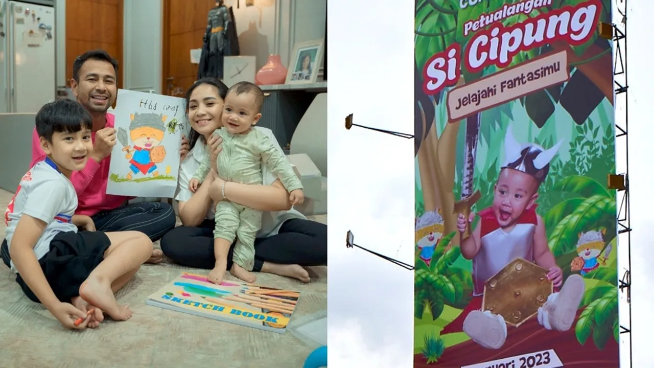 Billboard Rayyanza "Petualangan Si Cipung" Jadi Perbincangan Para Artis