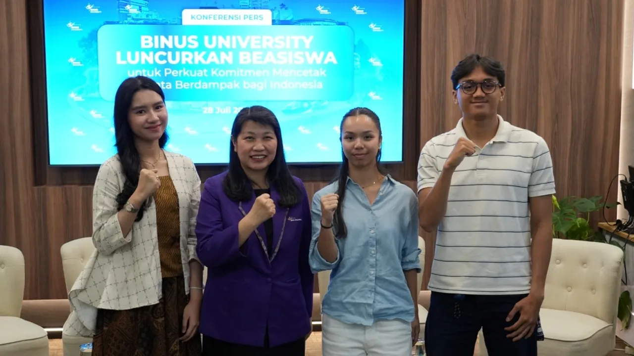 BINUS University Buka Beasiswa 2027/2028, Dukung Talenta Muda Indonesia Berkembang