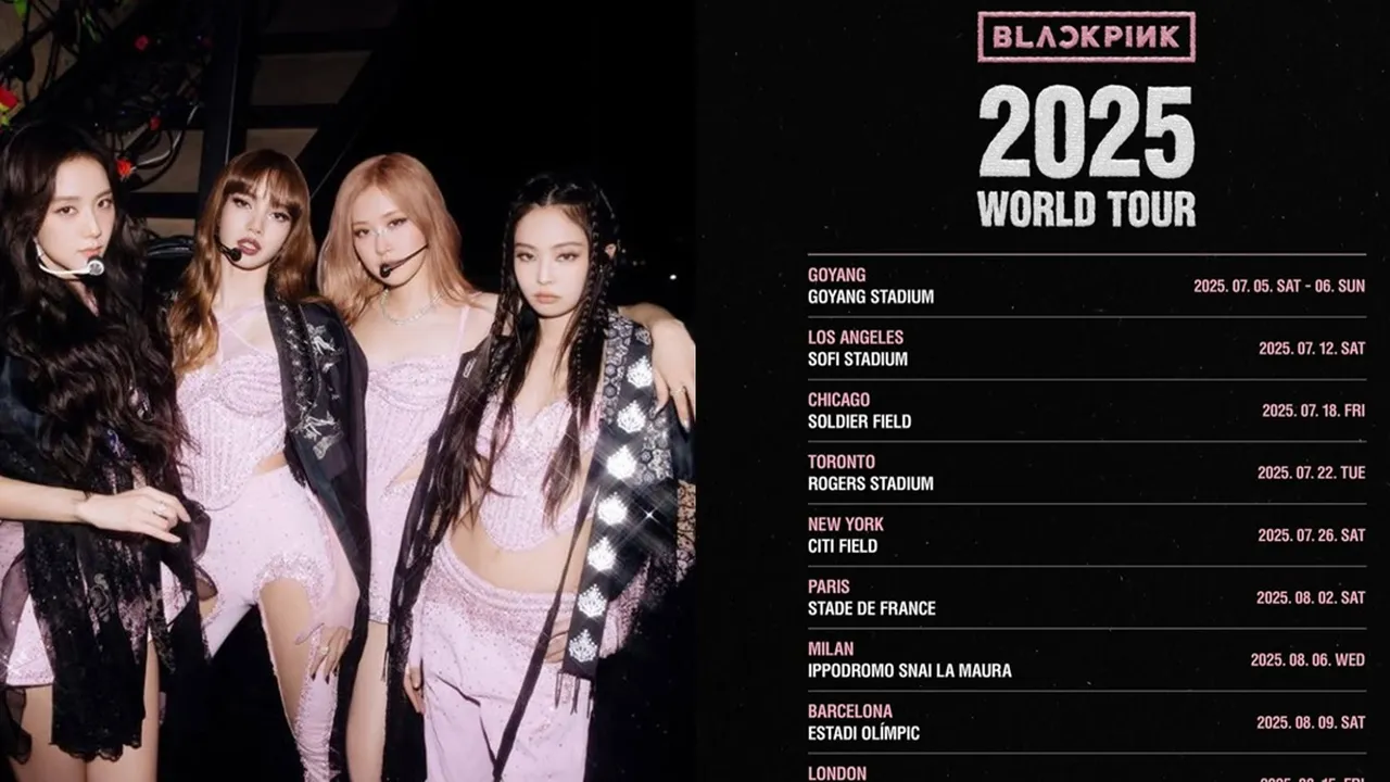BLACKPINK Umumkan Jadwal Konser Tur Dunia 2025, Akankah Datangi Indonesia?