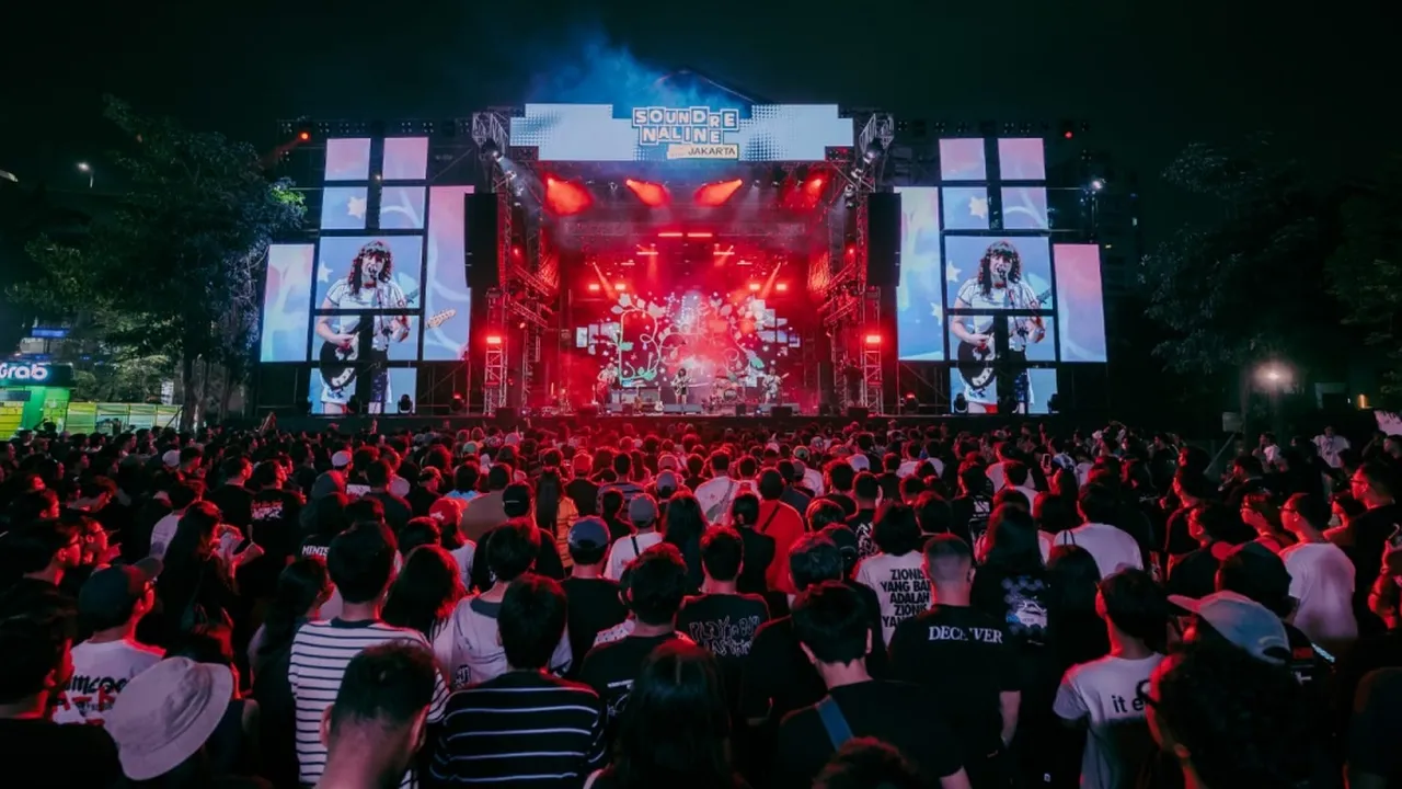 Soundrenaline Sana Sini Jakarta Hadirkan 7.000 Penonton di Blok M