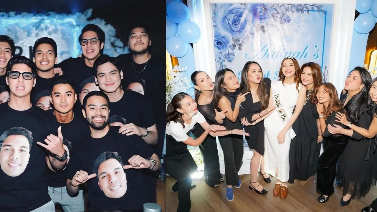 Bridesmaid dan Groomsmen Aaliyah Massaid - Thariq Halilintar Curi Perhatian Netizen, Banjir Visual