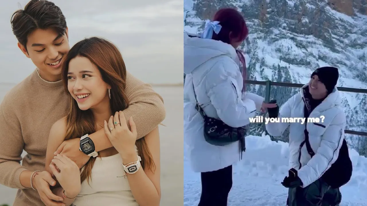 Brisia Jodie Resmi Dilamar Jonathan Alden di Swiss