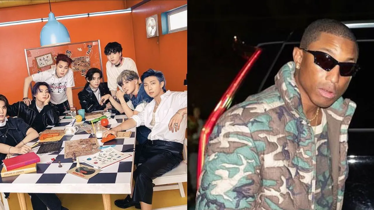 BTS Akan Kolaborasi dengan Pharrell Williams Pada Album 'PHRIENDS'