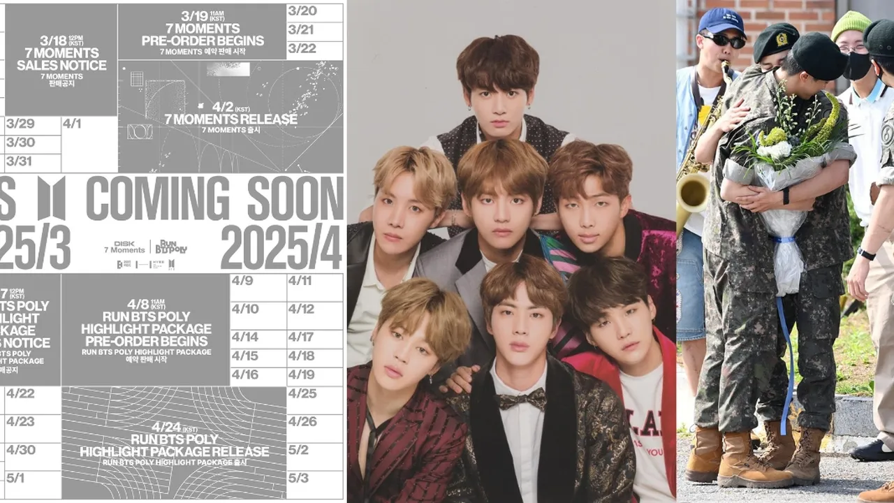 BTS Ramai Jadi Obrolan Setelah Umumkan 'BTS 7 Moments' dan 'RUN BTS POLY HIGHLIGHTS PACKAGES'