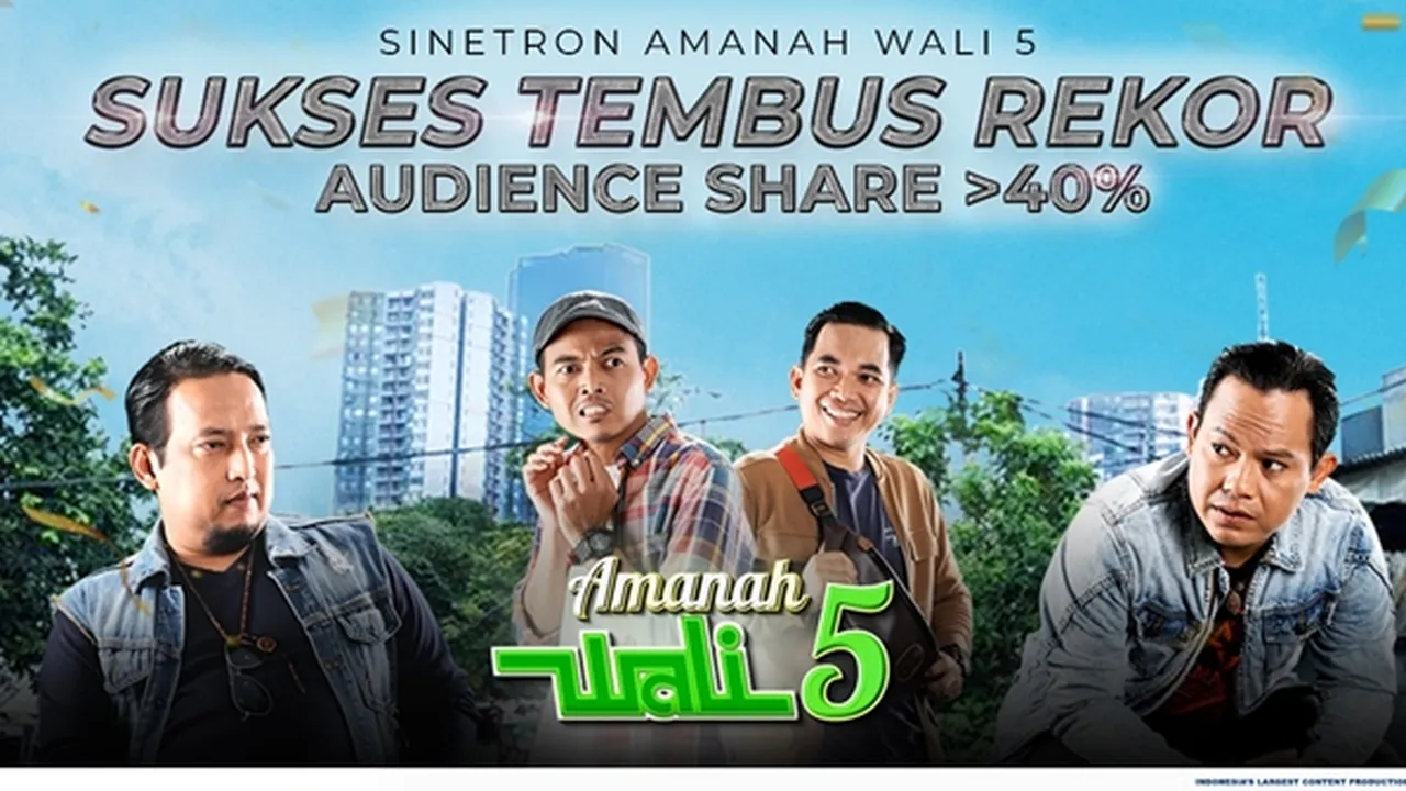 Bukan Cuma 'IKATAN CINTA', Sinetron 'AMANAH WALI 5' Juga Sukses Tembus Rekor Audience Share 40%