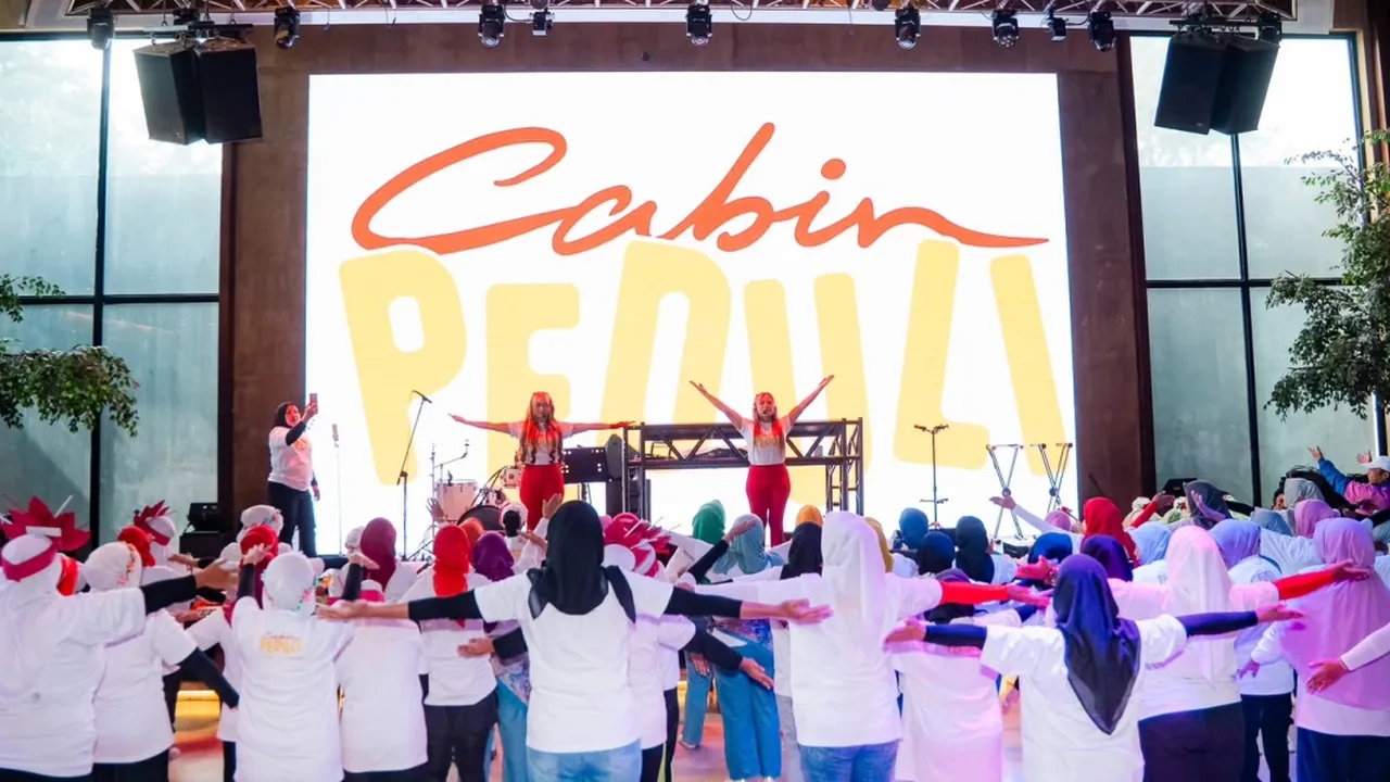 Cabin Peduli Ajak 150 Warga Baranangsiang Hidup Sehat Lewat Senam Bogor Bugar