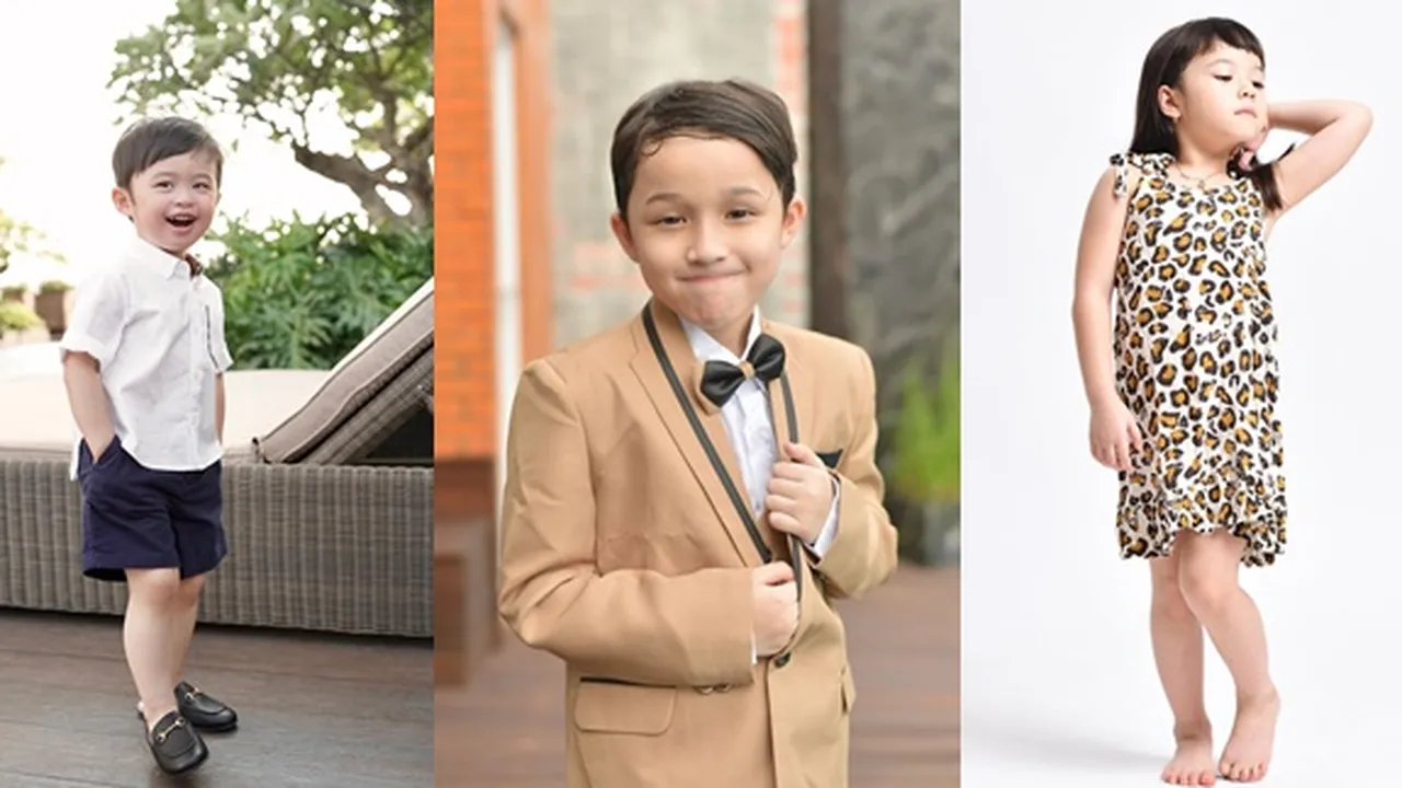 Calon Bintang, 8 Anak Artis Ini Masih Kecil Tapi Jago Bergaya Bak Super Model