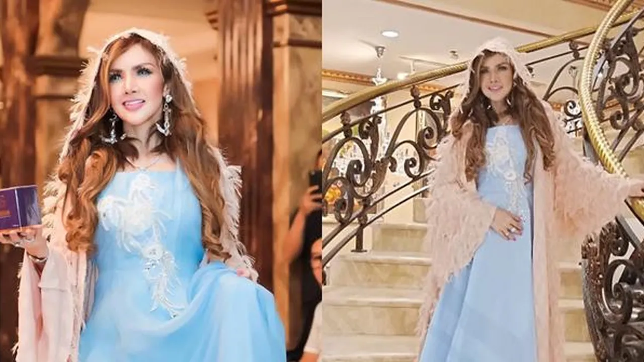 Cantiknya Barbie Kumalasari, Pakai Gaun Glamour Karya Bella Shofie