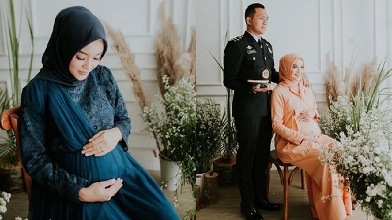 Cantik! Feby Rendra Runner Up 1 PMI 2014 Lakukan Maternity Shoot Bareng Anak & Suami