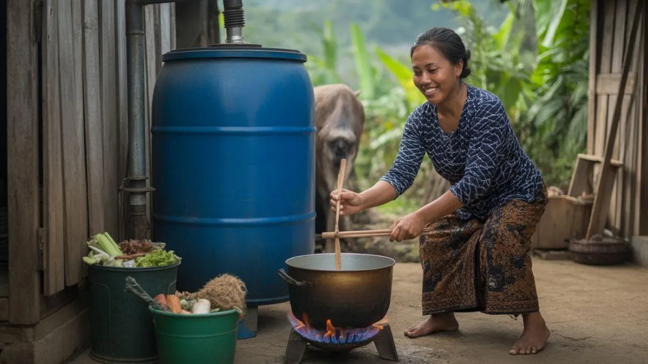 Cara Bikin Biogas untuk Masak Gratis Tanpa Bahan Bakar Fosil, Panduan Lengkap dari Nol