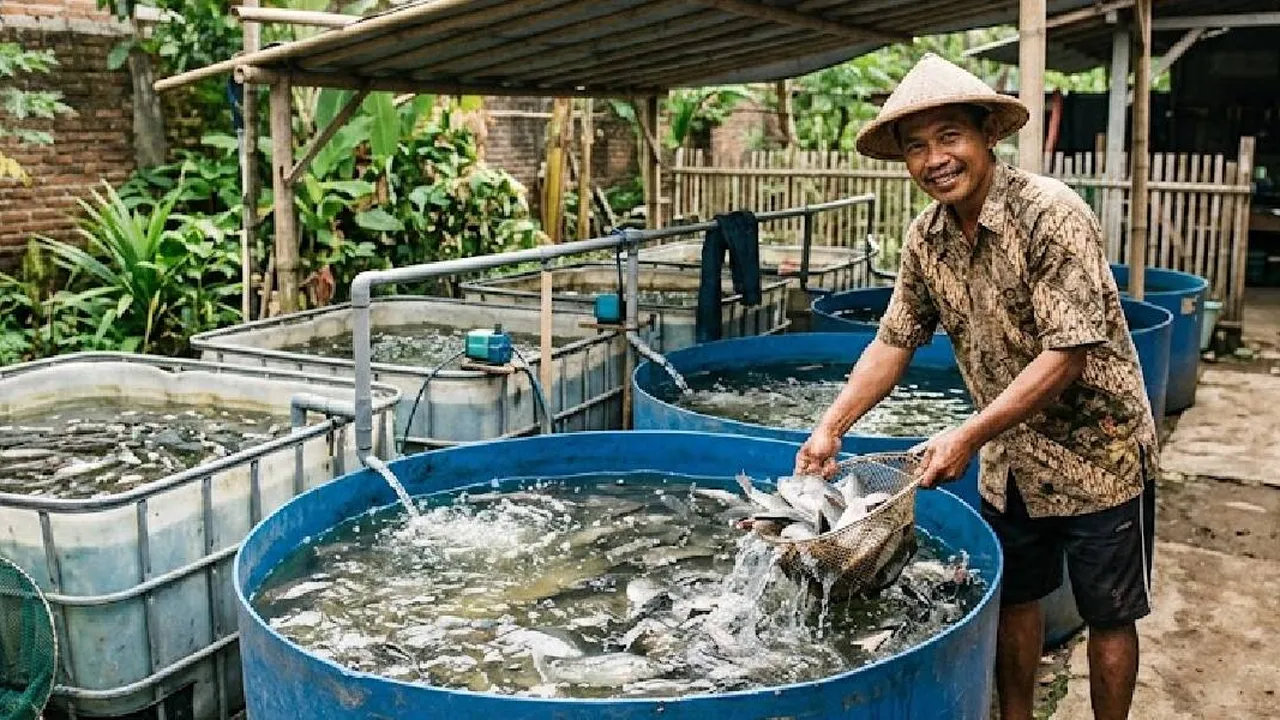 Cara Budidaya Ikan Nila di Bak Plastik Bekas untuk Rumah Type 36