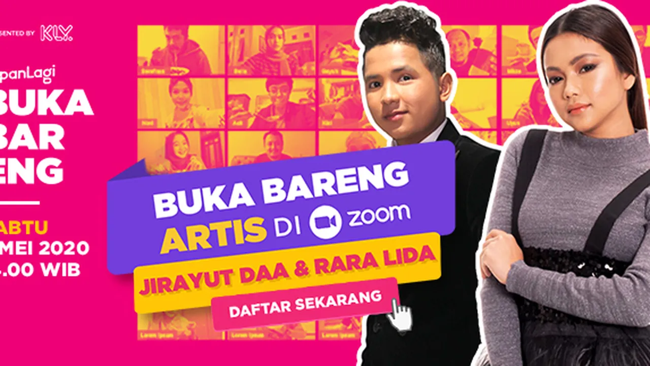 Cara Daftar KapanLagi Buka Puasa Bareng Jirayut dan Rara LIDA Digelar Sabtu, 9 Mei 2020