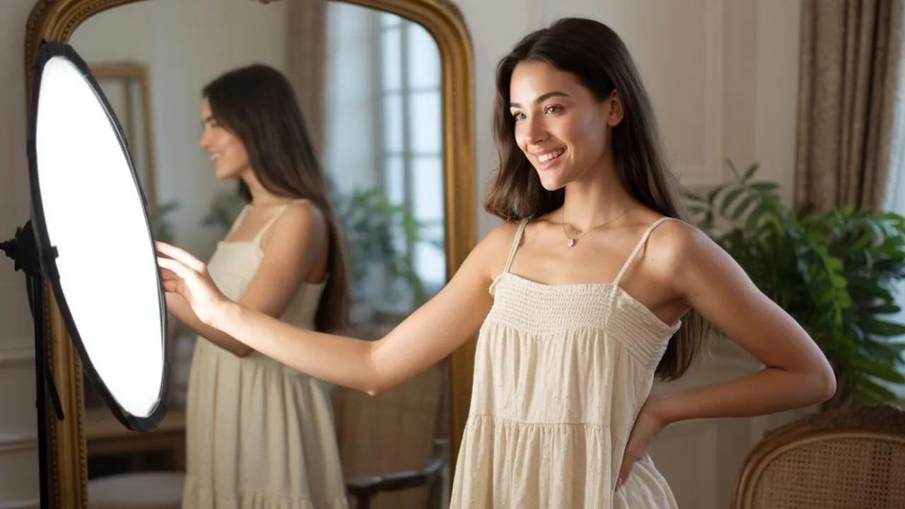 Cara Foto Cermin yang Bagus dan Aesthetic, Lengkap dengan Tips Pencahayaan, Pose, dan Editnya
