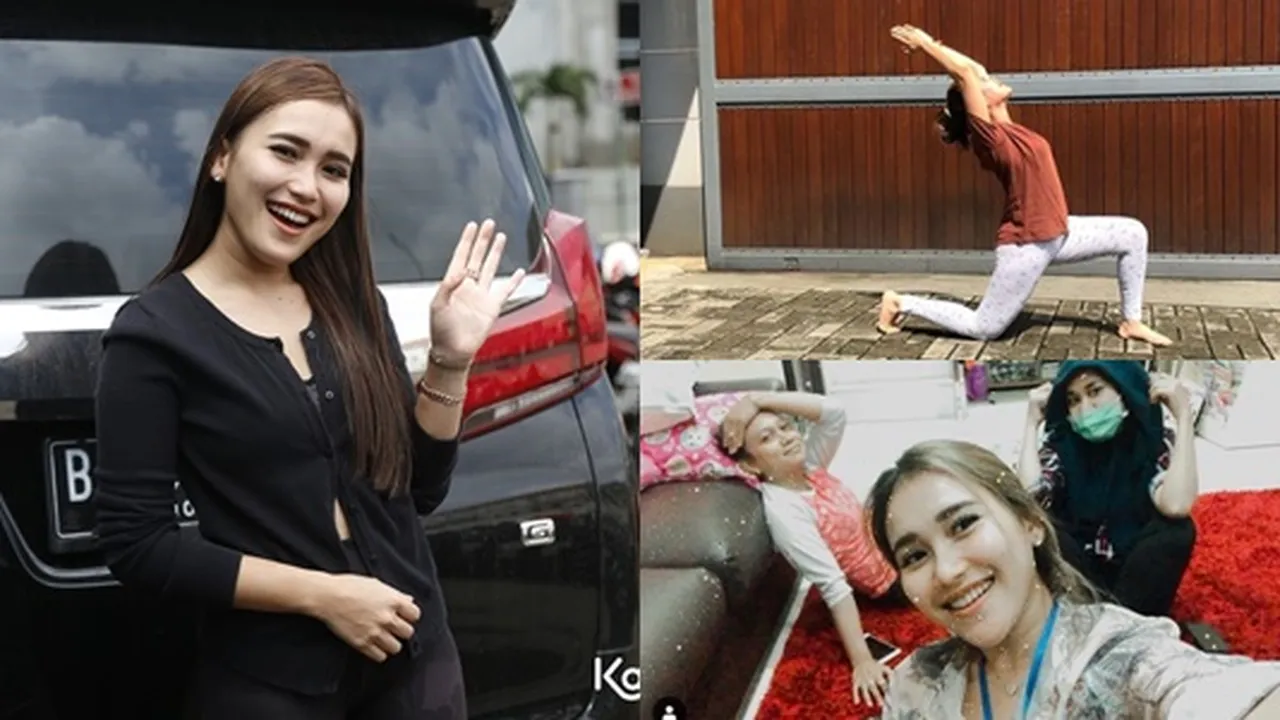 Cara Hidup Sehat Ala Ayu Ting Ting dan Keluarga di Tengah Wabah Virus Corona Covid-19