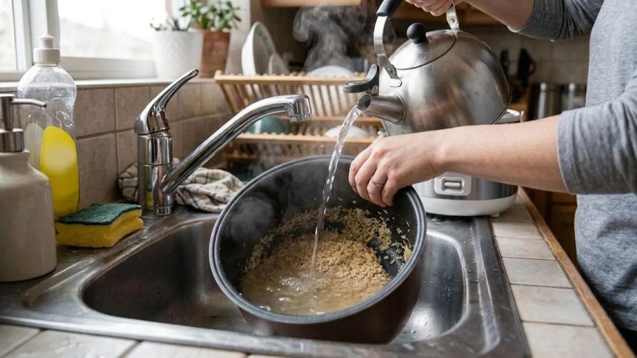 Cara Membersihkan Sisa Nasi Kering yang Menempel di Panci Rice Cooker, Ampuh Angkat Kerak
