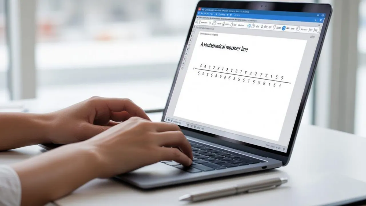 Cara Membuat Garis Bilangan di Word dengan Mudah dan Praktis