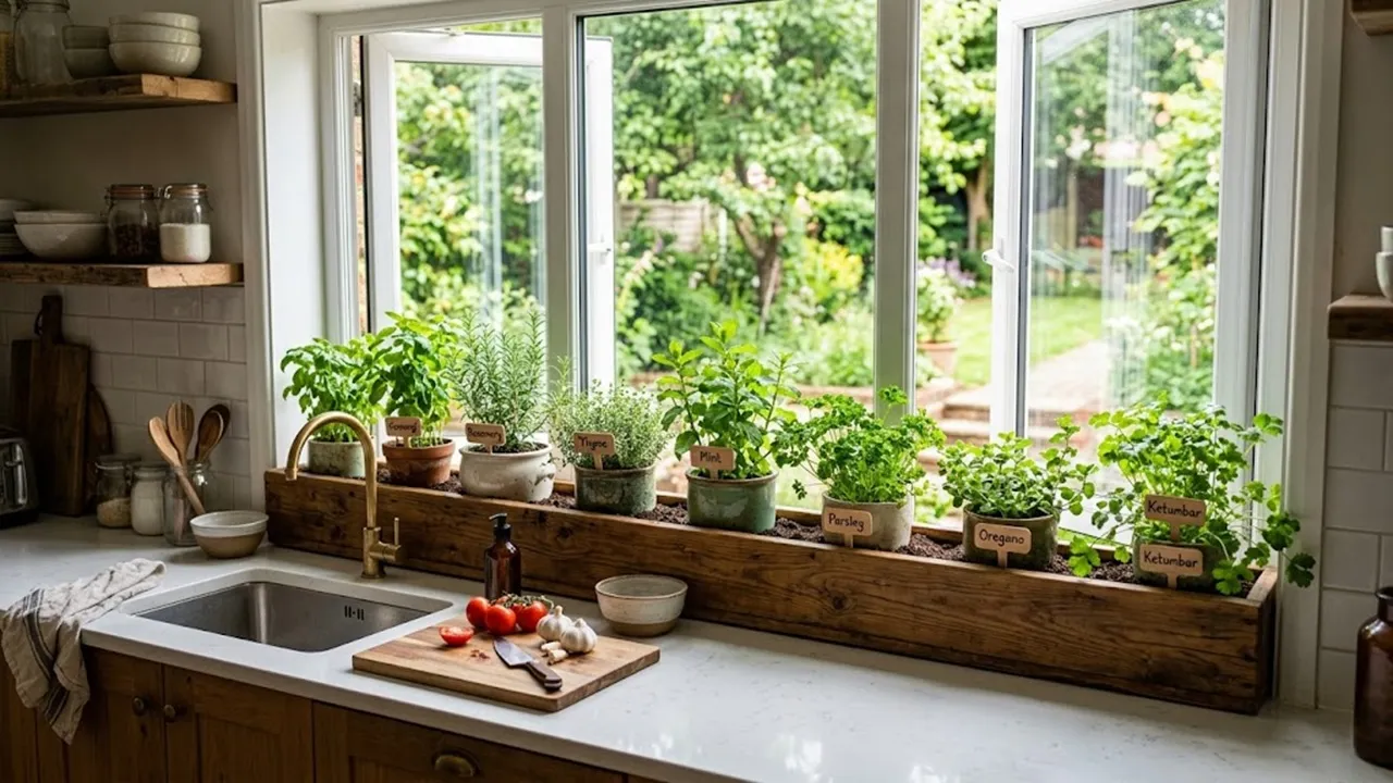 Cara Membuat Kebun Bumbu Memanjang di Bawah Jendela Dapur, Area Sempit Bisa Jadi Sudut Hijau yang Berguna Cara Membuat Kebun Bumbu Memanjang di Bawah Jendela Dapur, Area Sempit Bisa Jadi Sudut Hijau yang Berguna