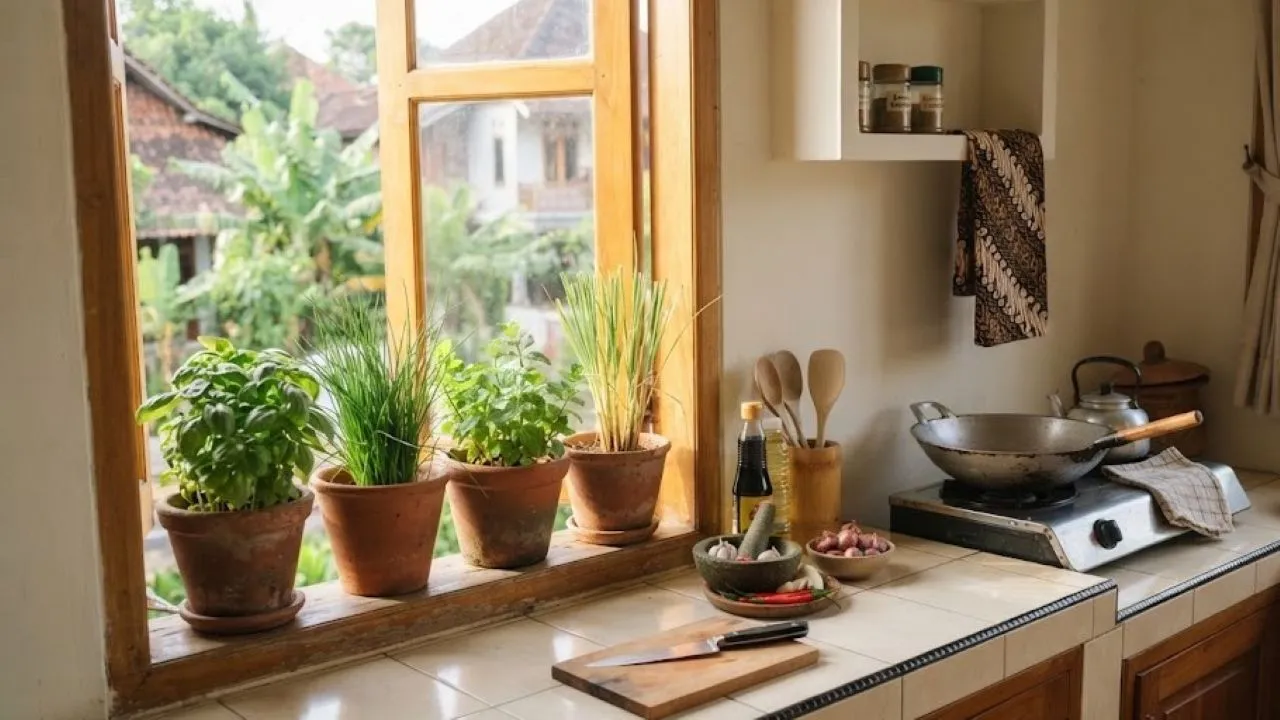 Cara Membuat Kebun Herbal Mini Dekat Dapur, Bikin Masak Makin Praktis