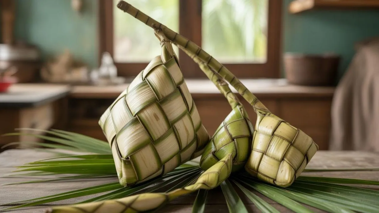 Cara Membuat Ketupat Janur Agar Tidak Cepat Basi dan Tahan Lama