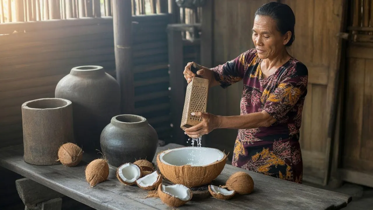 Cara Membuat Minyak Kelapa Murni Secara Tradisional