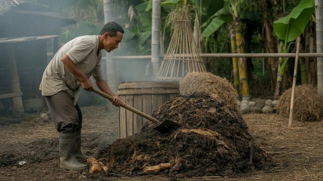 Cara Membuat Pupuk Kandang dari Kotoran Ternak agar Cepat Matang dan Aman untuk Tanaman
