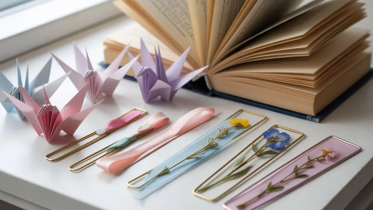 Cara Membuat Pembatas Buku Lucu: Panduan Kreatif dari Origami, Paperclip, hingga Bunga Kering