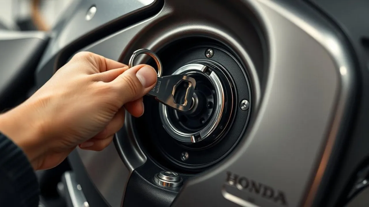Cara Membuka Kunci Motor Beat yang Tertutup