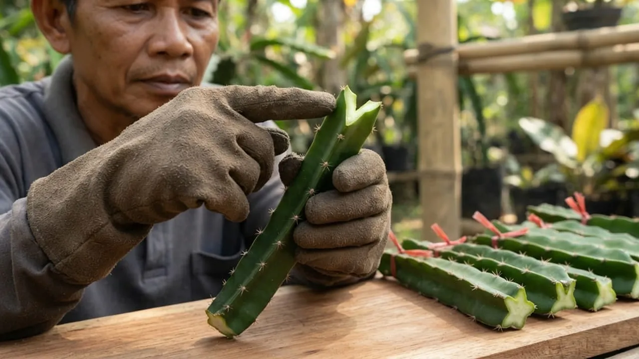 Cara Menanam Buah Naga dari Stek di Pekarangan Rumah, 6 Langkah agar Berbuah Lebat