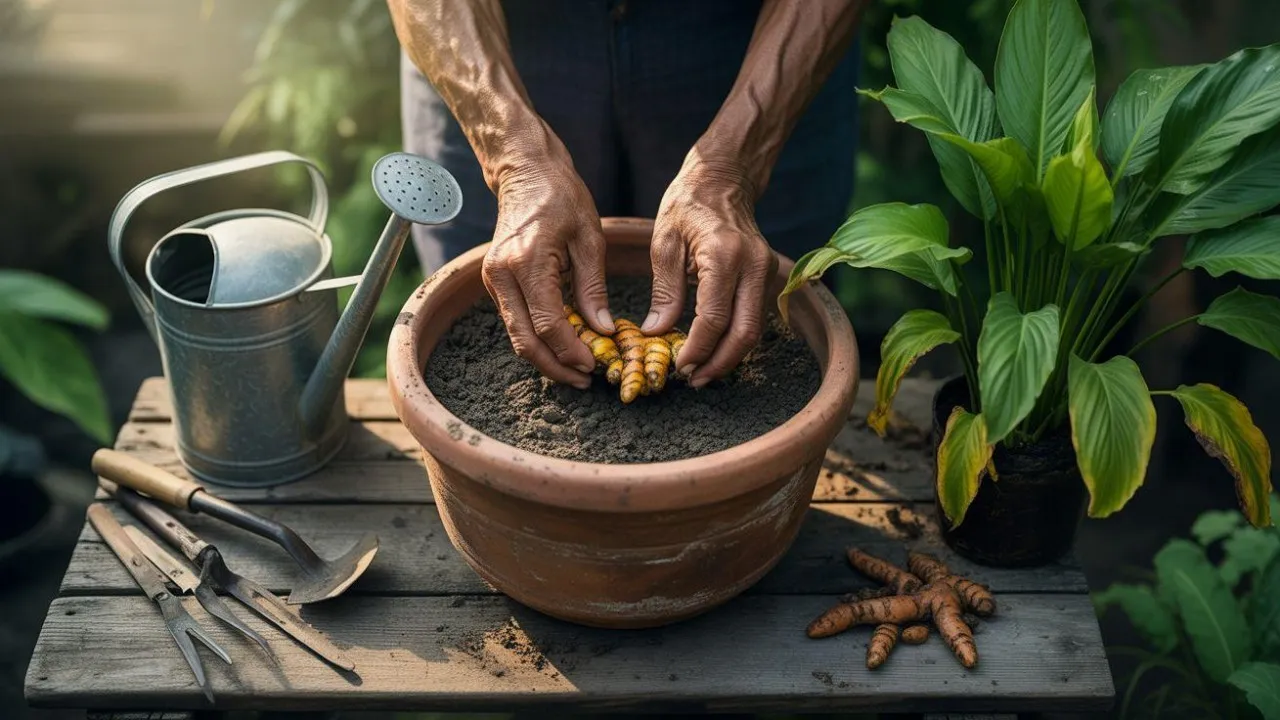 Cara Menanam Kunyit di Pot dari Rimpang hingga Panen Melimpah
