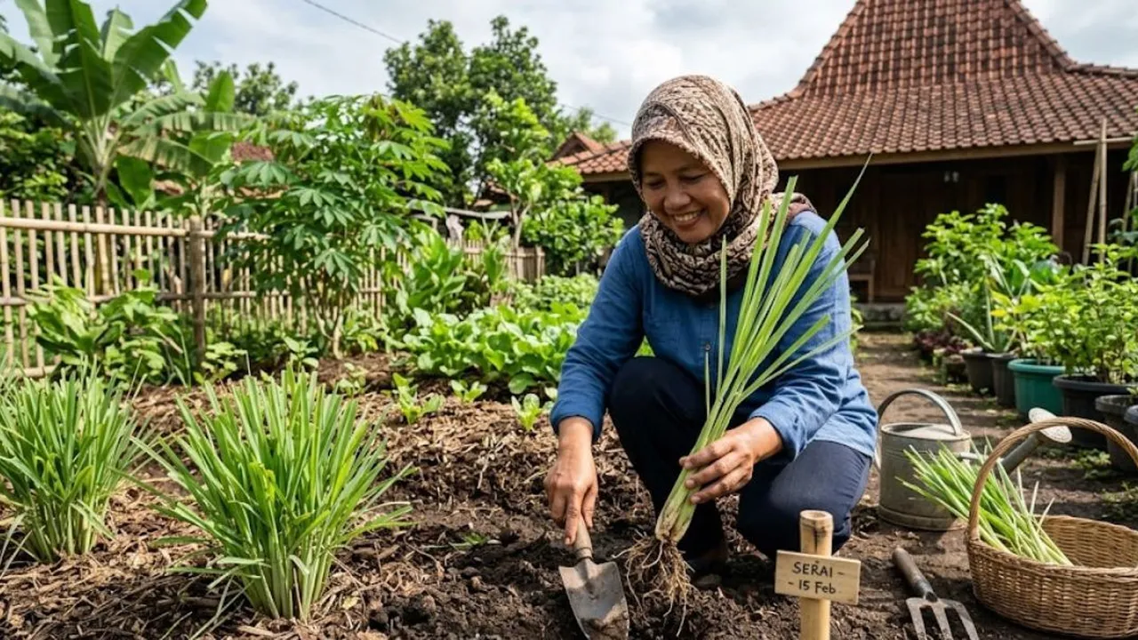 Cara Menanam Serai di Pekarangan, Mudah untuk Pemula