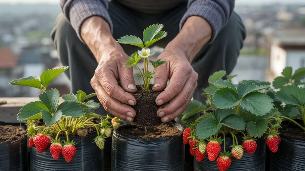 Cara Menanam Strawberry di Polybag untuk Pemula, Panen Manis Tanpa Lahan Luas