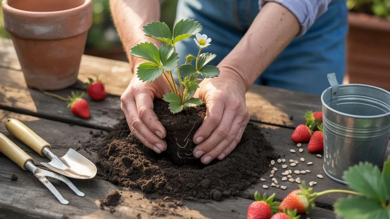 Cara Menanam Strawberry untuk Pemula, dari Buah, dari Biji